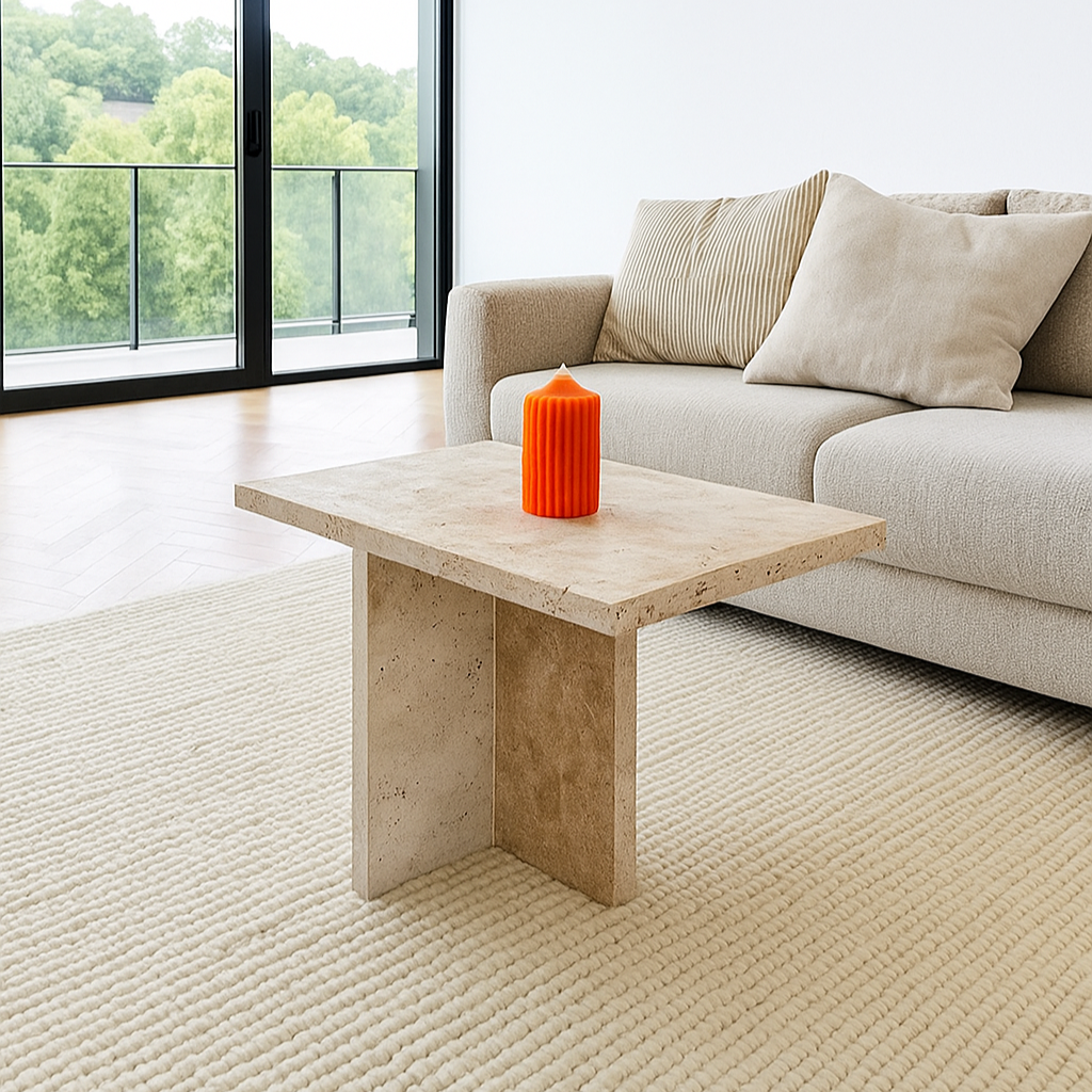 Couchtisch aus Travertin Naturstein